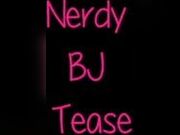SimplySara - Nerdy BJ Tease in private premium video
