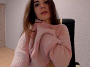 sexy shy babe takes off sweater
