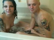 sexy babe fucked in tub