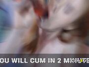 Gorgeous Brunette Plays with Her Dildo