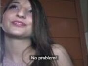 The hot spanish girl, in your first sex video