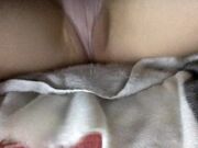 Horny girl playing and dildoing until squirting creamy