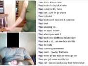 cathy flashes her tits for big cock on omegle
