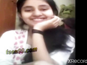 Indian girl showing her perfect boobs to bf over skype