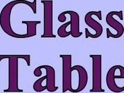 Daisy Glass Table