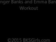 Ginger Banks and Emma Banks workout