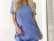 Polina Aura Nurse striptease