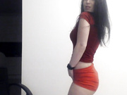 Alexys23 in red shorts