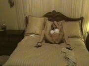 StacysMom Lonely Housewife Plays on Bed