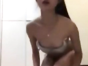 Thai college student stripping