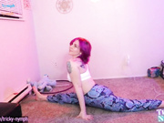 Tricky_nymph - Doing Yoga and splits