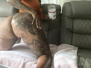 oiled up big booty ridin
