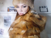 Cam Show in Fur Coat 6