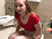 Delilahcass - Public Peeing On Toilet In Kohls