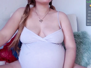 aleja_buring69 pregnant oiled belly