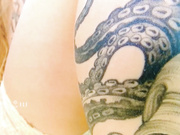 cupleskitis a real beauty hiding her octopus tattoo*