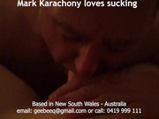 Mark Karachony - Loves sucking cock