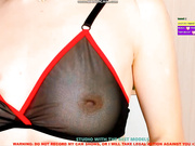 Coy_Amina boob play in sheer bra on Day 214