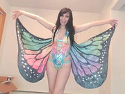 KylieWoods MFC 2 - Changing into a butterfly costume