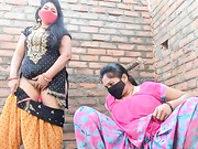 Two village girl fingering her pussy