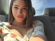 SashaV – no panties in the uber ride of shame in private premium video