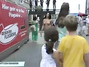 NIP - Diana naked walk on the streets