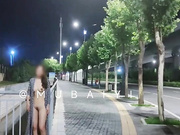 chinese public nudity walking on the streets at night