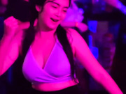 Hot Busty Thai Girl Dancing in the Club