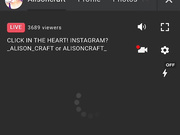 alisoncraft full nude fingering shake ass lick boobs