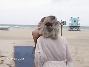 Faith nude beach walk