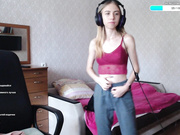 Katya8o dancing in bra