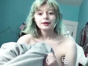 Unknown girl (green hair massive tits) pt 1