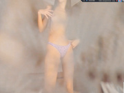 MeggaanFox / amandamedrano topless through her briefs