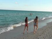 Ginny and Nikki Skyler at the Beach