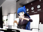 [Breast Expansion] Stocking's Office Job