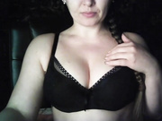 Ulystar CB - Teasing her big tits in a black bra