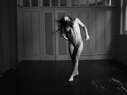 sexy dancer practices nude