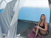 Swedish Christina tent fuck in sweden