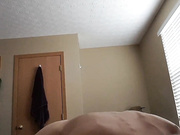 Skinny Girl Pillow Humping Butt Plug Pull Out