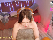 Eliza_coy tries to hide her shapes behind balloons