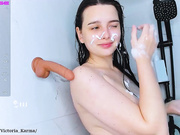 victoria_karma wet and no makeup in shower