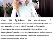 lesley_bless caught lying live. Sandywillis new account