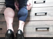 muscular calves that stick out even in jeans