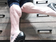 muscular calves that stick out even in jeans